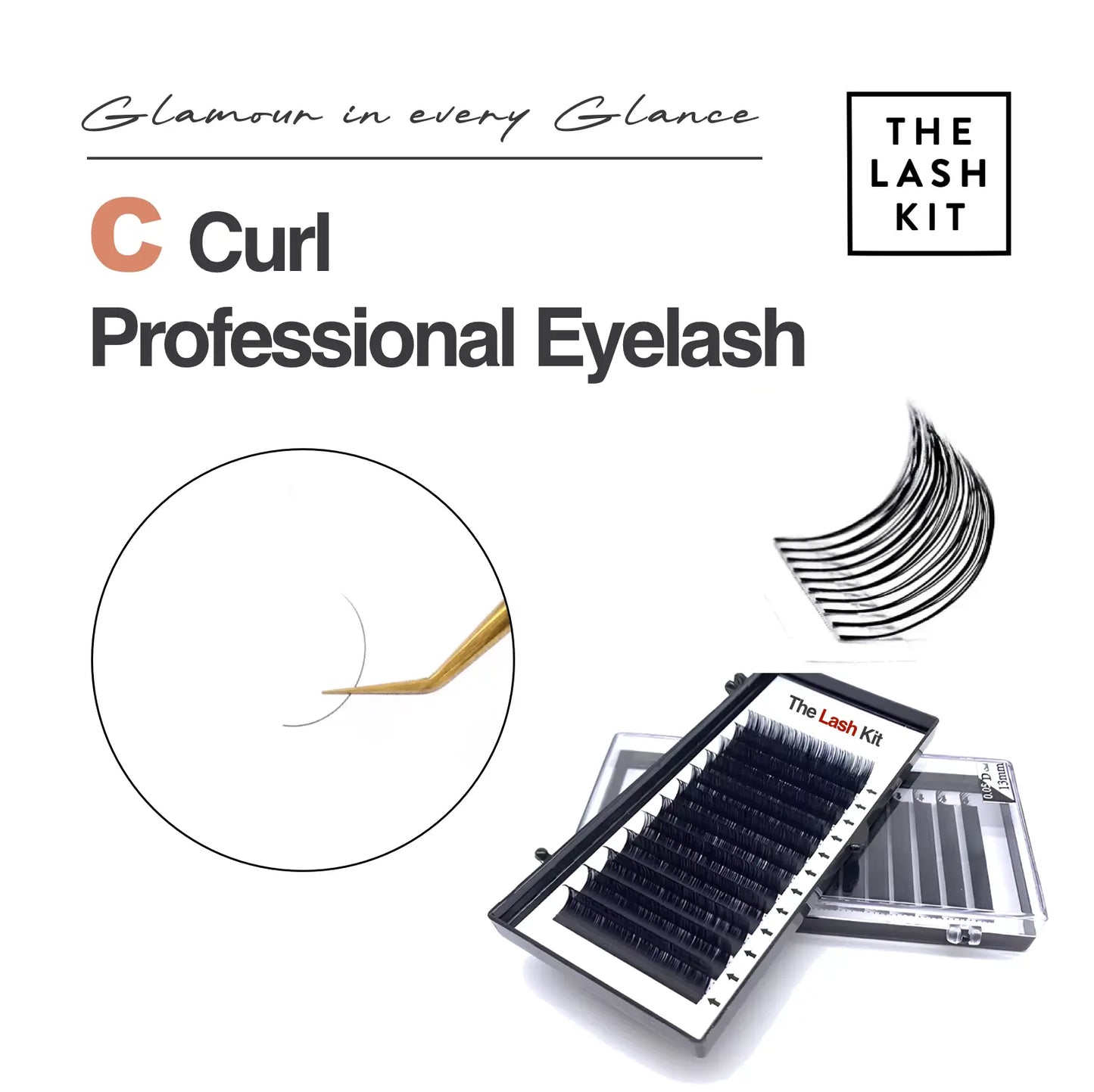 C Curl Eyelash Extensions