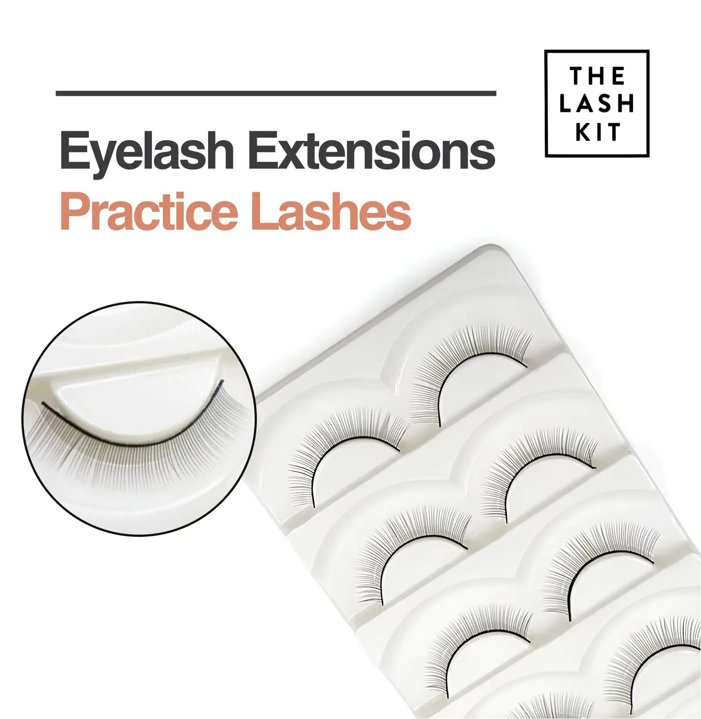 Mannequin Head Practice Lashes (5 Pair)