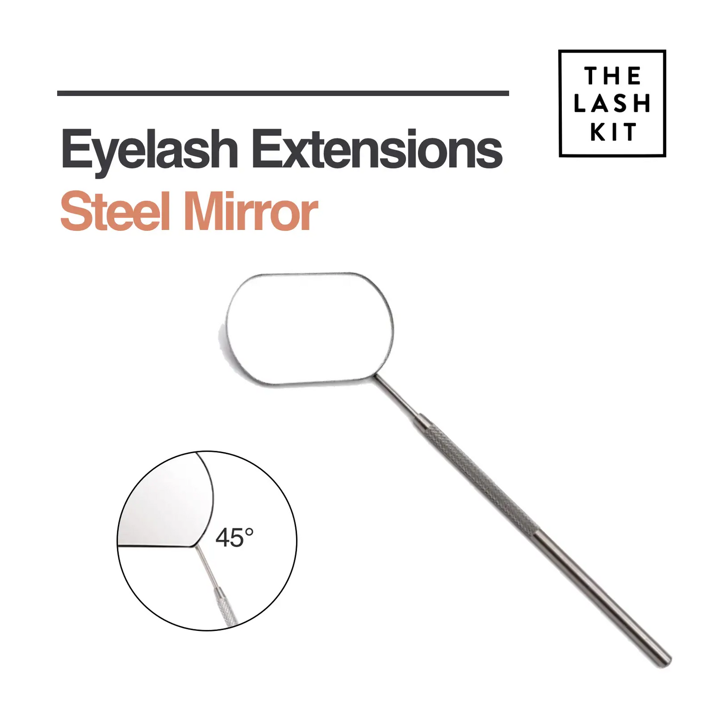 Eyelash Extensions Stainless Steel Mirror