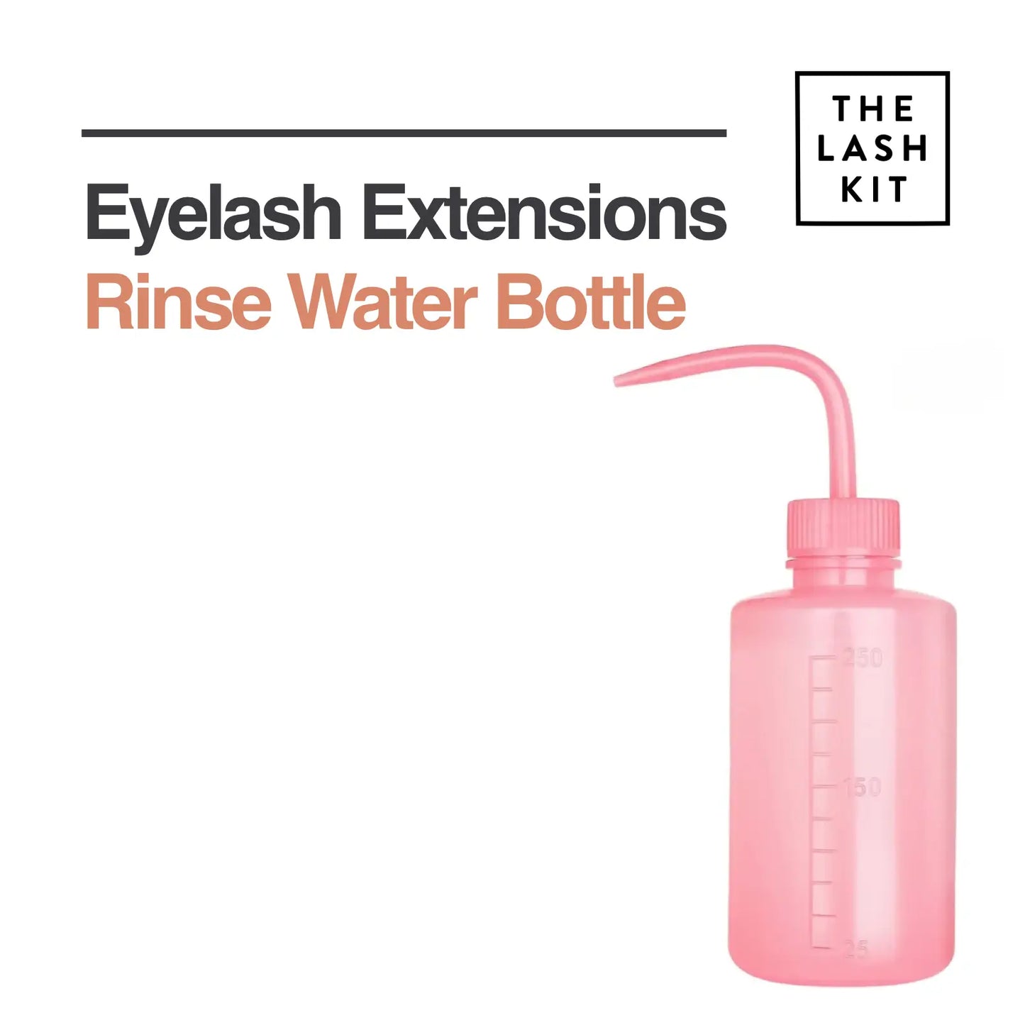 Eyelash Rinse Bottle - Gentle Cleansing for Lash Extensions