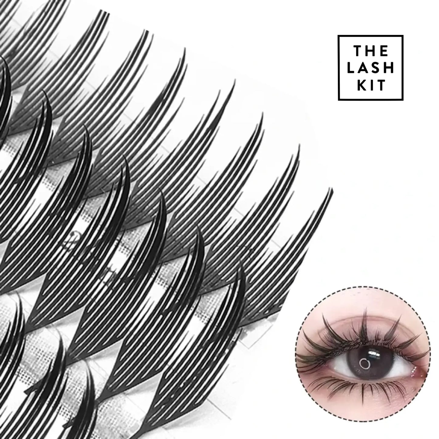 Feather Shape Volume Mix Eyelashes