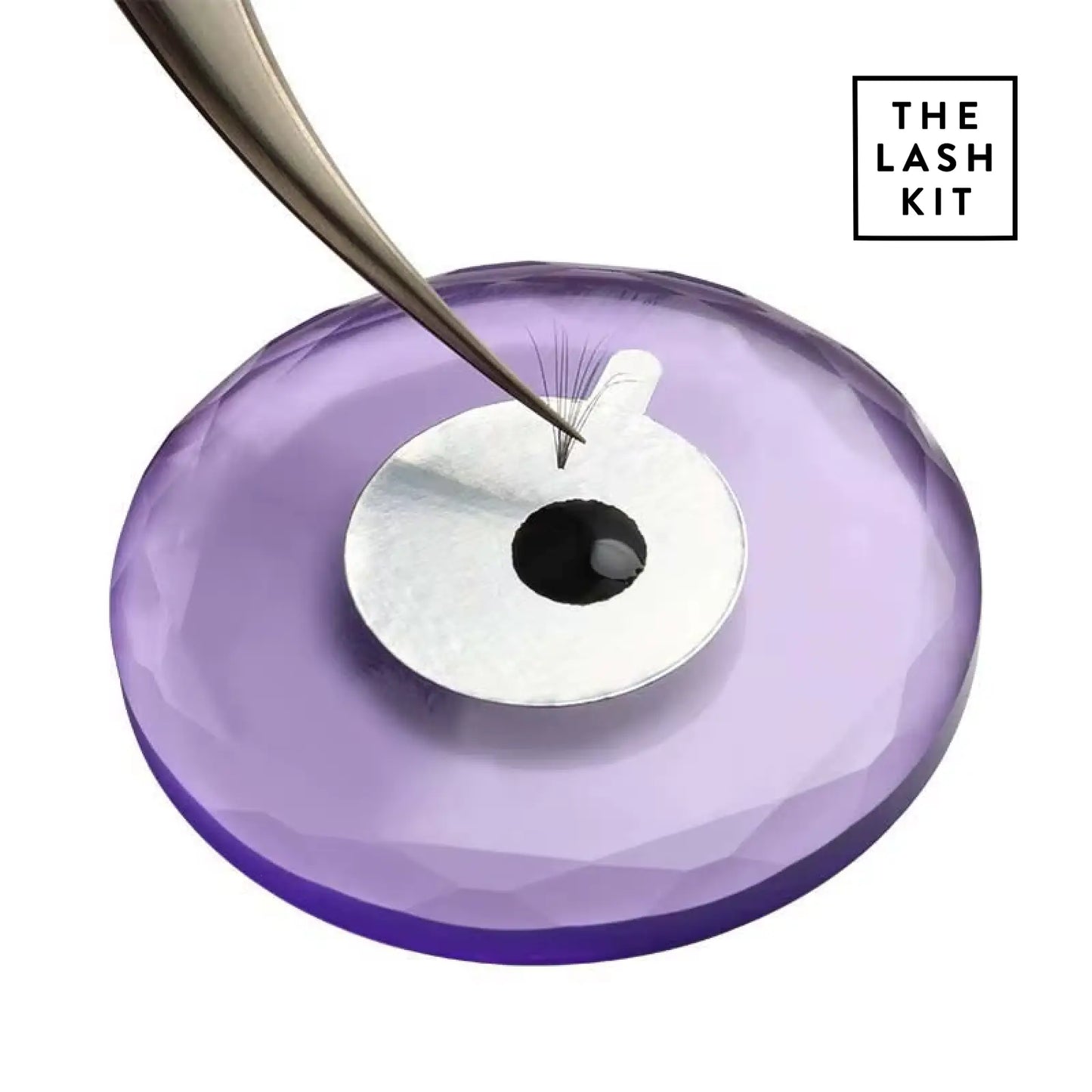 90 pcs Aluminium Foil Sticker Glue Holder For Eyelash Extensions