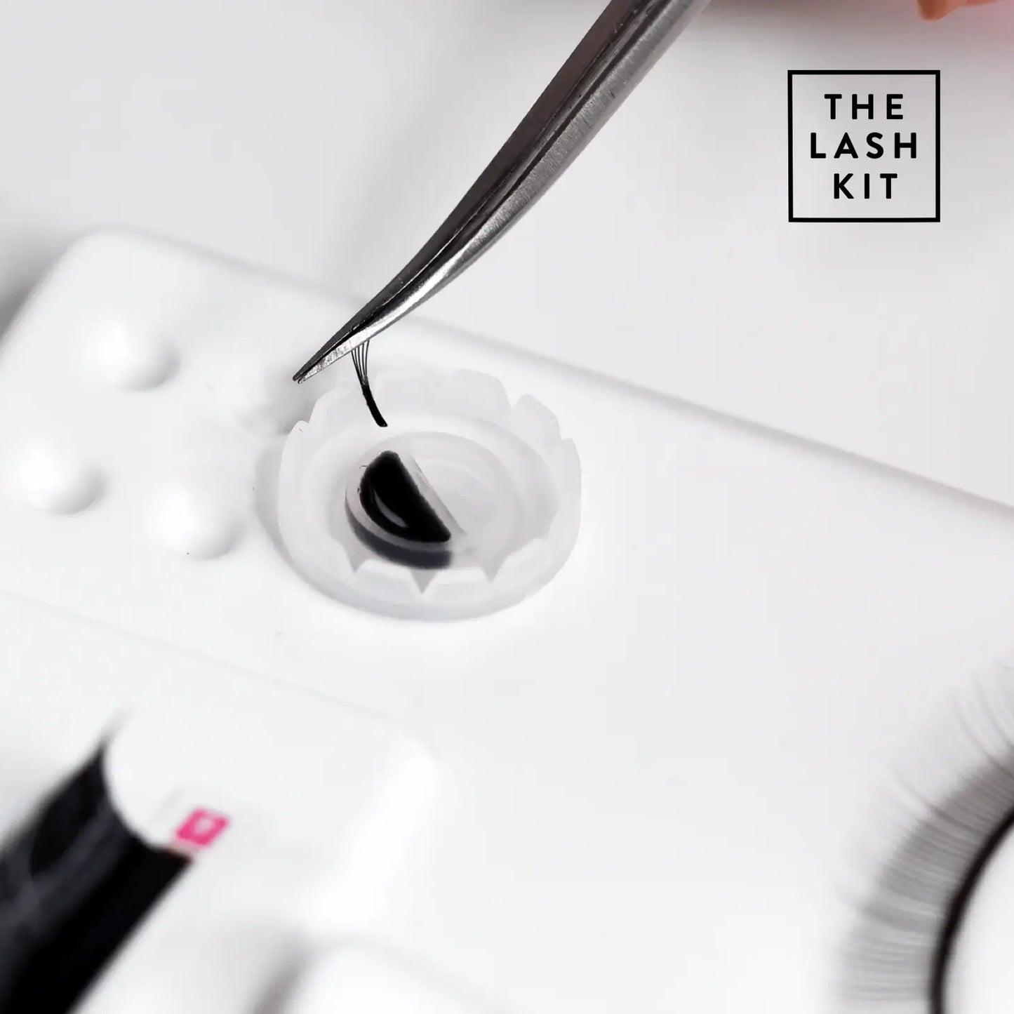 Eyelash Training Plastic Practice Tray