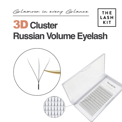 3D Cluster Volume Eyelashes