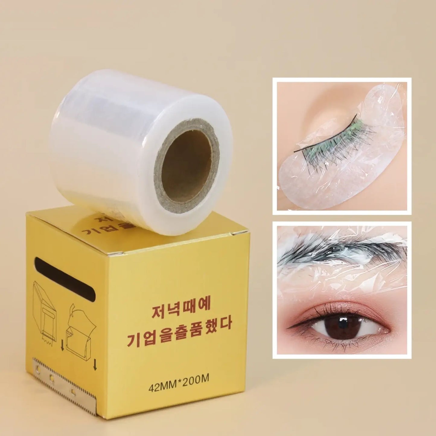 Plastic Wrap for Eyebrow