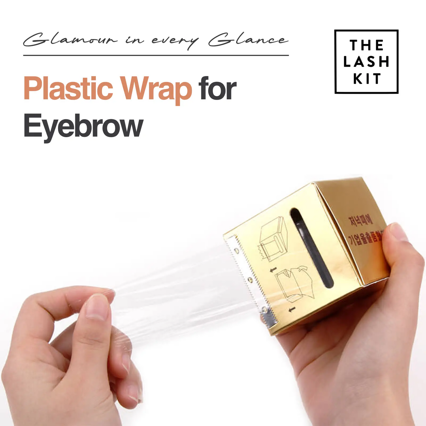 Plastic Wrap for Eyebrow