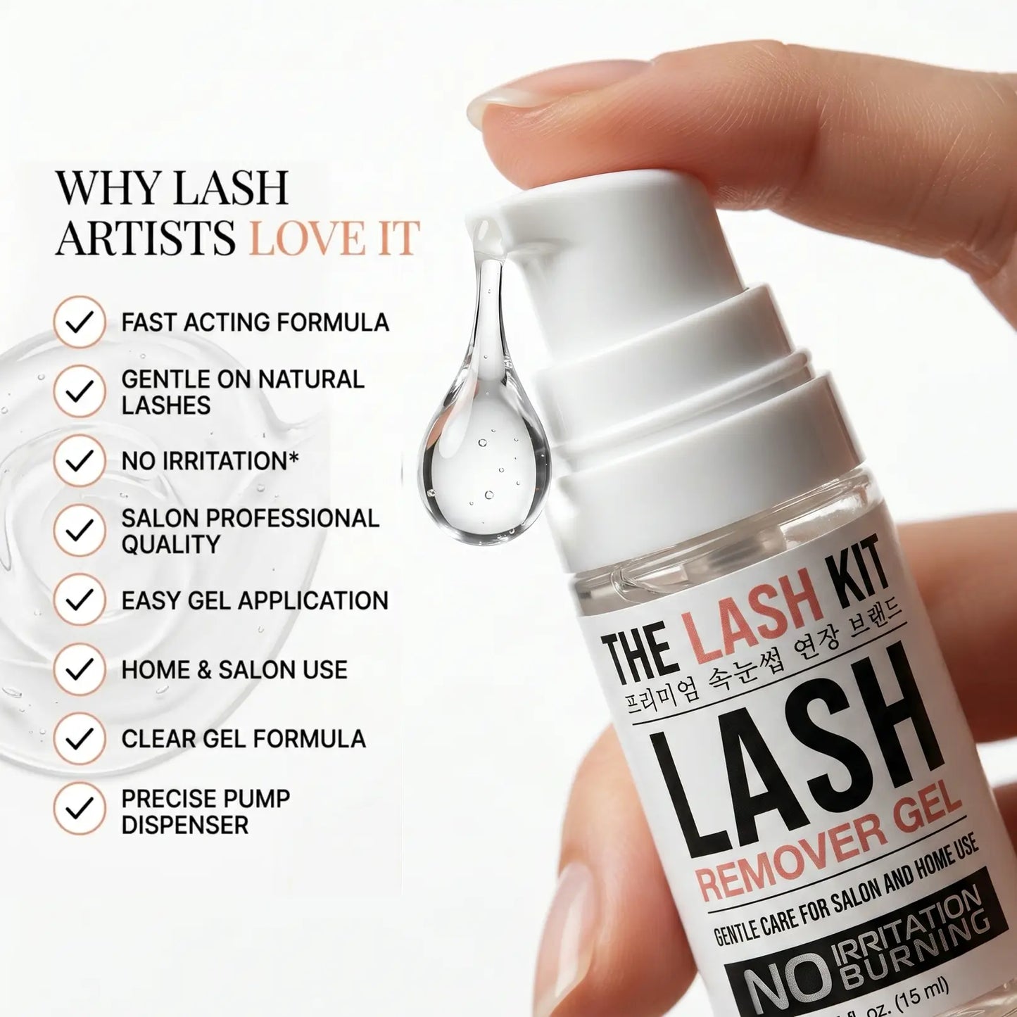 Lash Extension Remover Gel – Fast & Gentle
