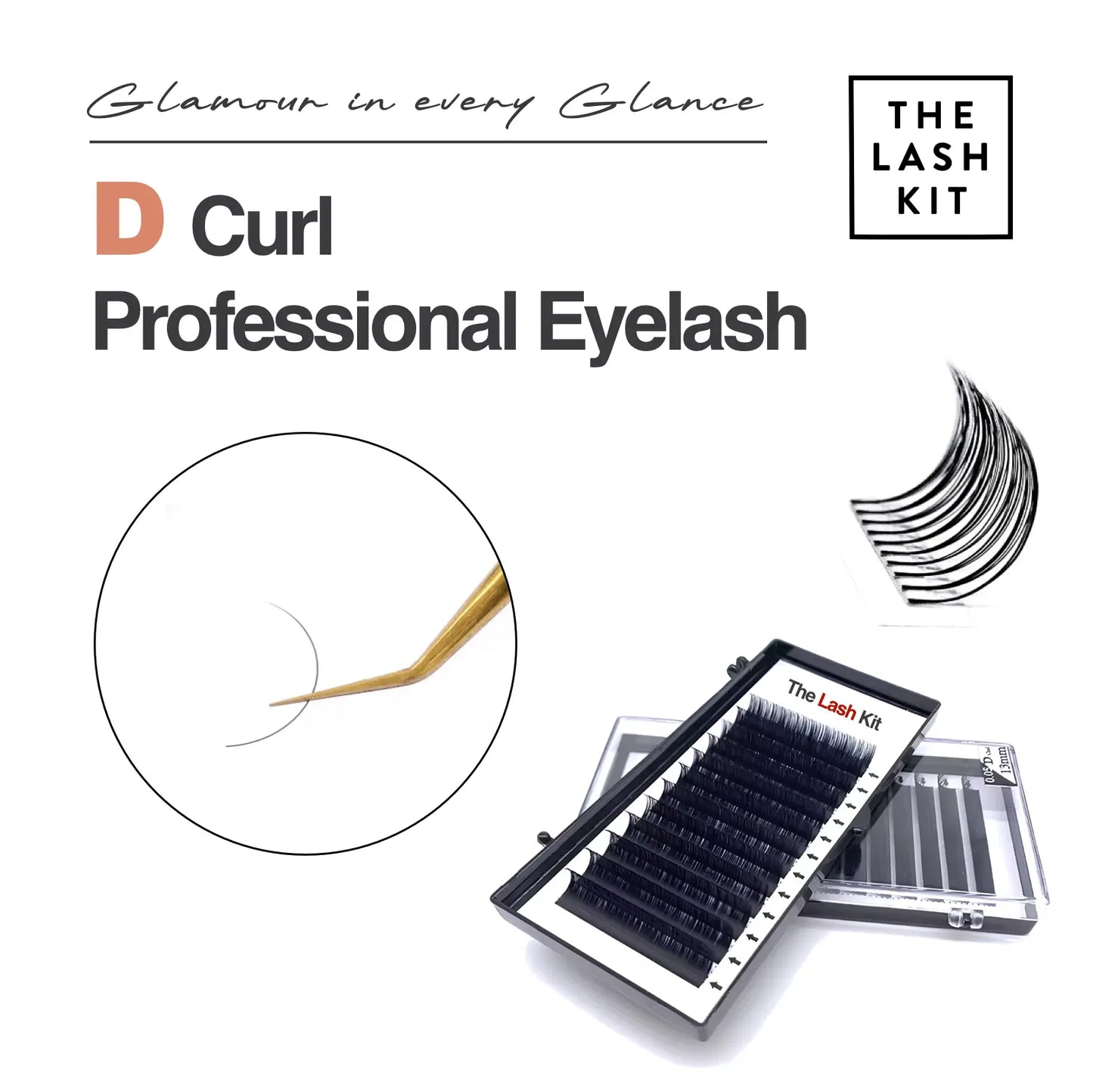 D Curl Eyelash Extensions