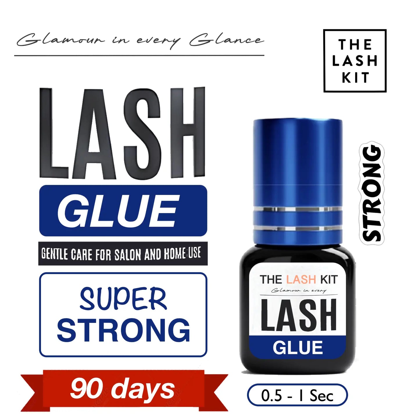 90 Days Eyelash Glue - Super Strong