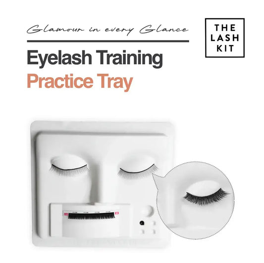 Eyelash Training Plastic Practice Tray