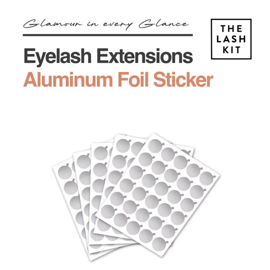 90 pcs Aluminium Foil Sticker Glue Holder For Eyelash Extensions
