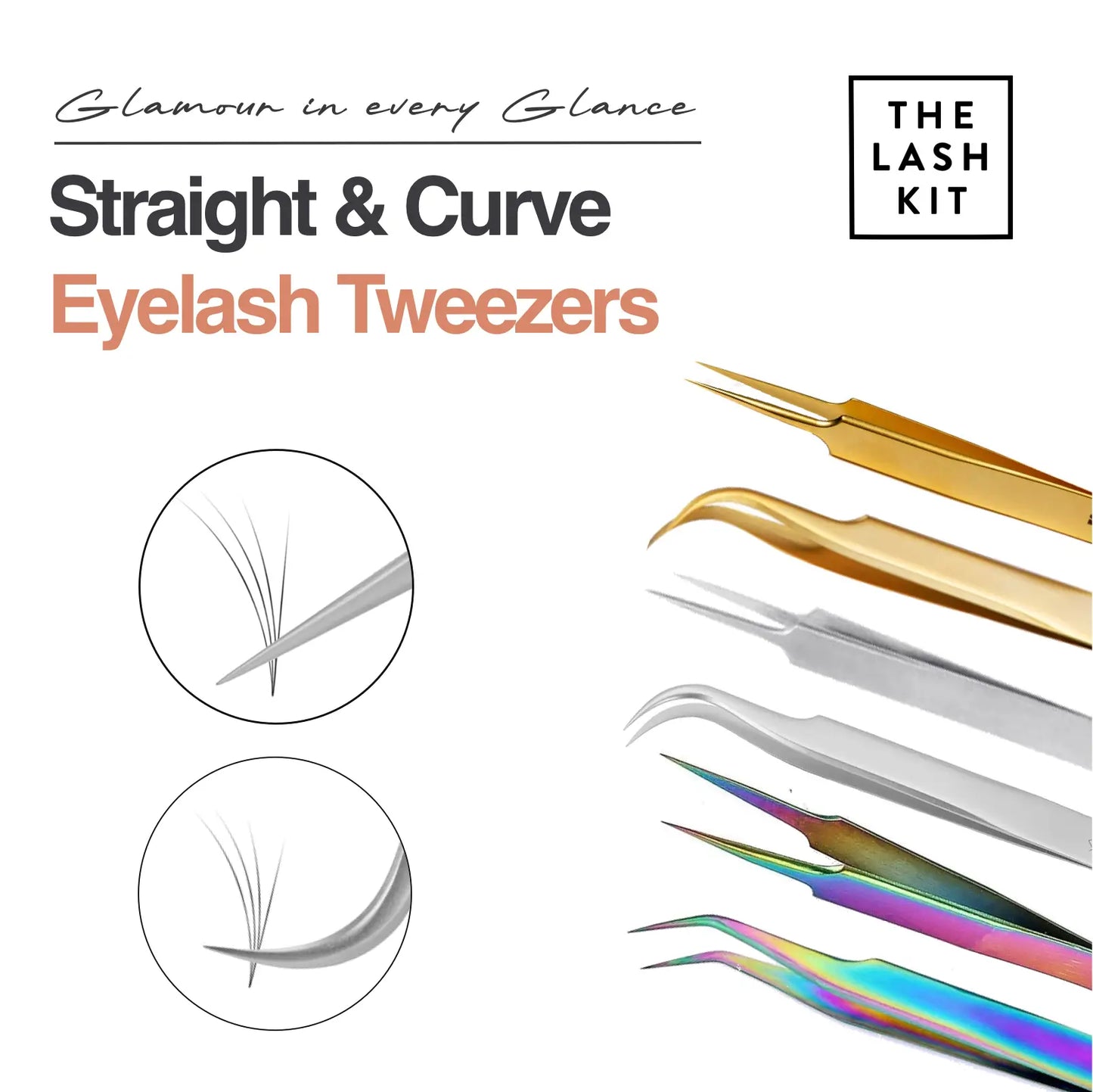 Eyelash Extensions Tweezers